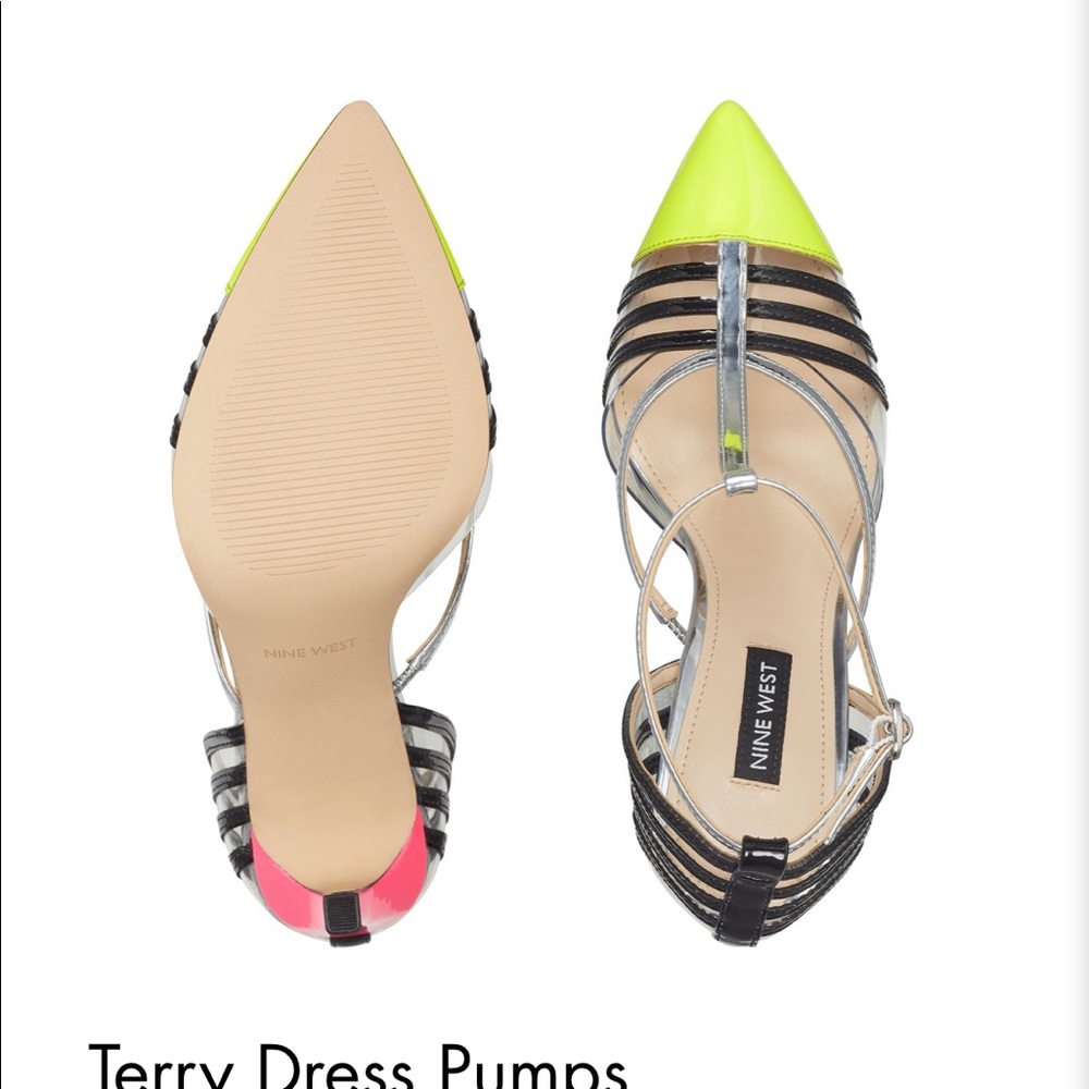 Nine West color block pumps. NWT - Picture 12 of 12